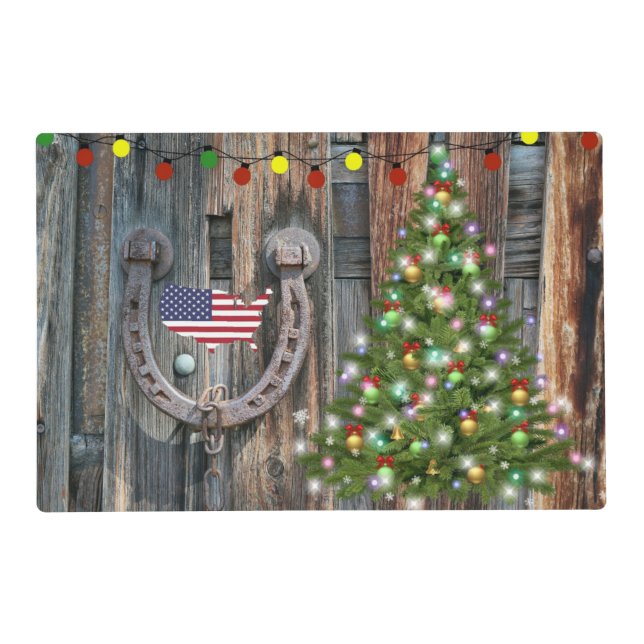 Country Charm Christmas Placemat (Front)
