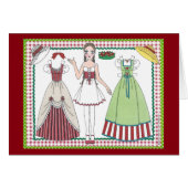 Country Charm Paper Doll Card by Alina Kolluri (Front Horizontal)