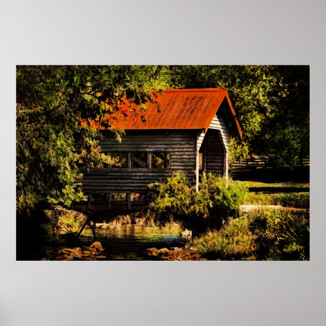Country Charm -Poster - Covered Bridge Poster (Front)