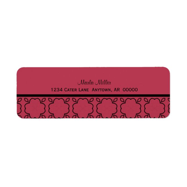 Country Charm Return Address Labels (Front)