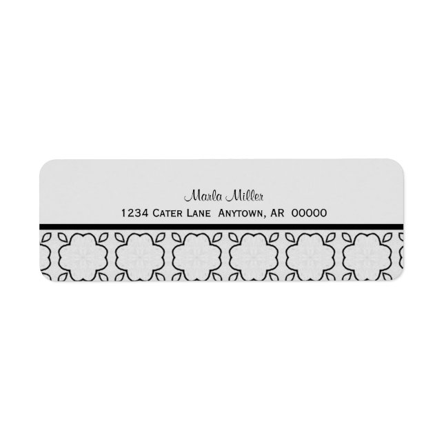 Country Charm Return Address Labels (Front)