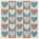 Country Chic Hearts Pattern Fabric