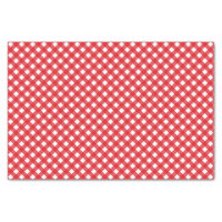Country Chic Picnic Red Gingham Pattern Tissue Paper