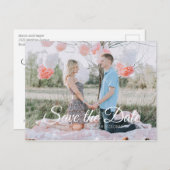 Country Chic | Save the Date Photo Postcard (Front/Back)