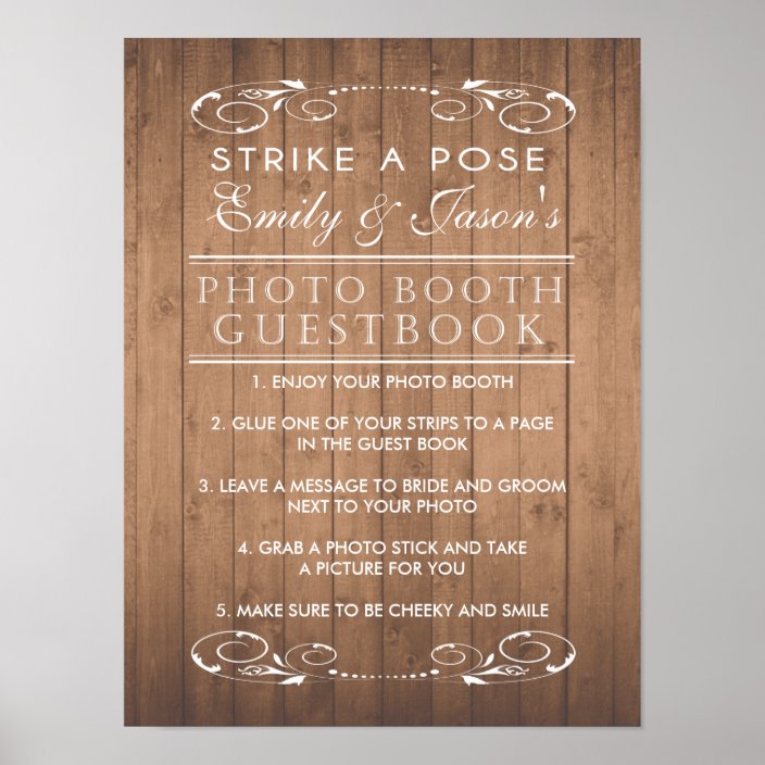 wedding signs for photo booth