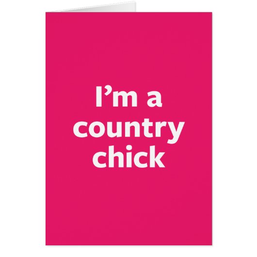Country Chick Cards (Front)
