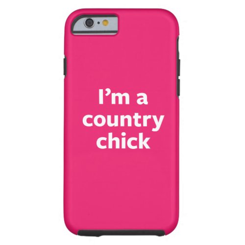 Country Chick Tough iPhone 6 Case