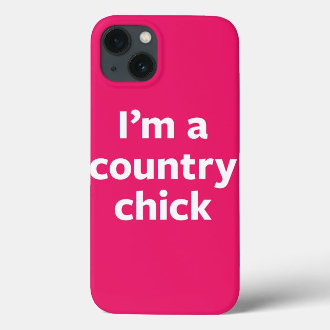Country Chick Case-Mate iPhone Case (Back)