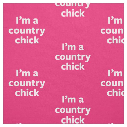 Country Chick Fabric