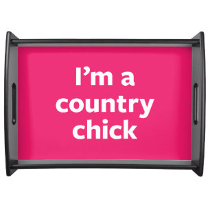 Country Chick Serving Tray