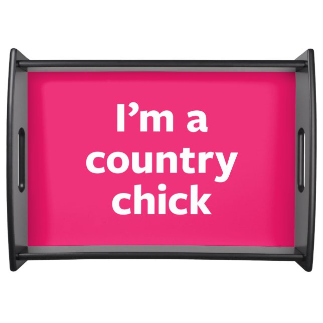 Country Chick Serving Tray (Front)