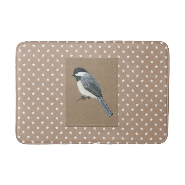 Country Chickadee Bath Mat (Front)