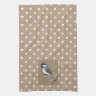Country Chickadee Kitchen Towel