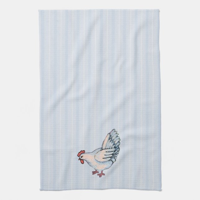 Country Chicken Kitchen Towel (Vertical)