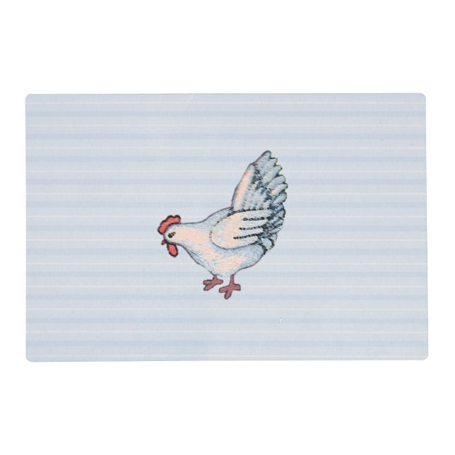 Country Chicken Laminated Placemat (Front)