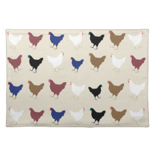 Country Chickens Placemat