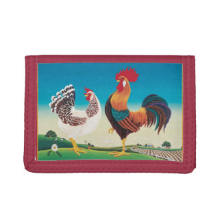 Country Chickens Trifold Wallet