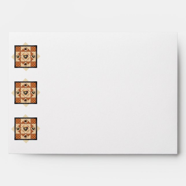 Country Chicks Quilt Square Envelope (Front)