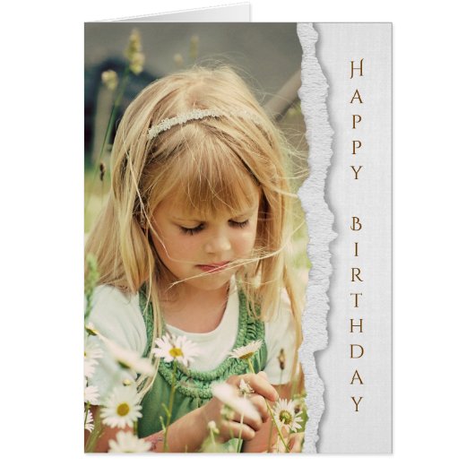 country child with wild daisies cards (Front)