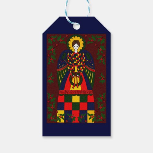 Country Christmas Angel Gift Tags