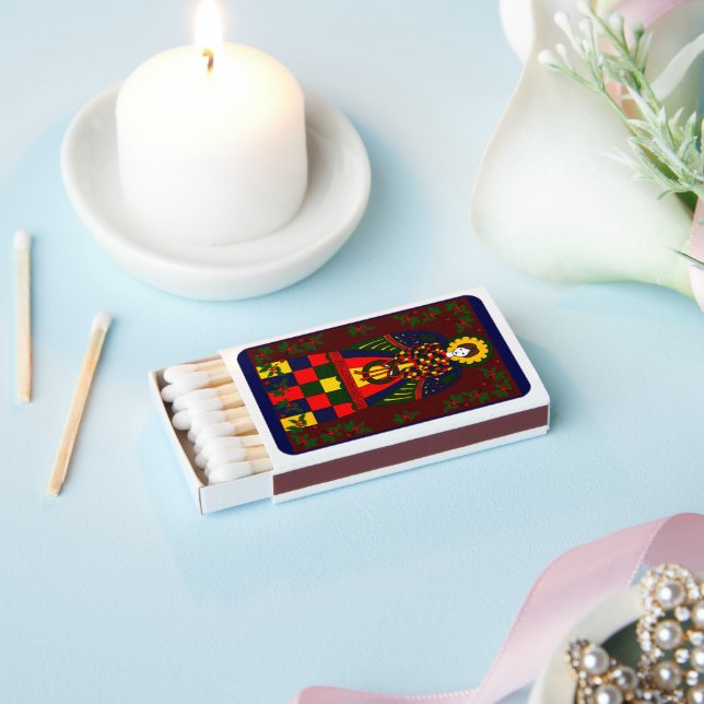 Country Christmas Angel Matchboxes (Insitu)