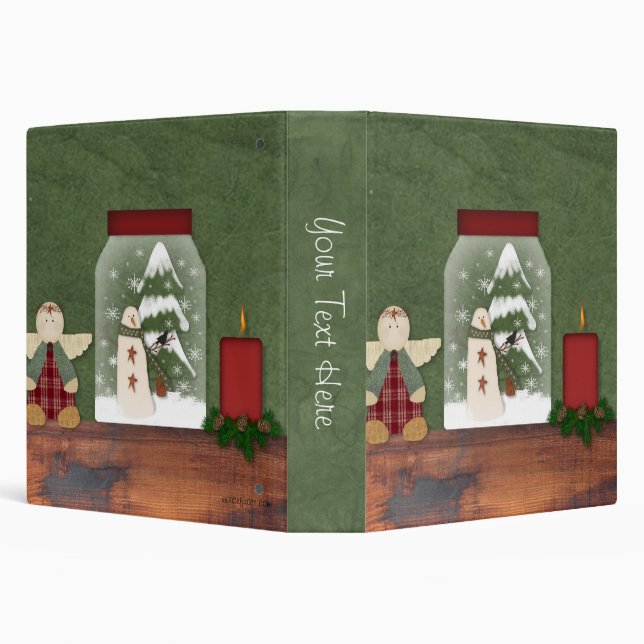 Country Christmas Binder (Background)