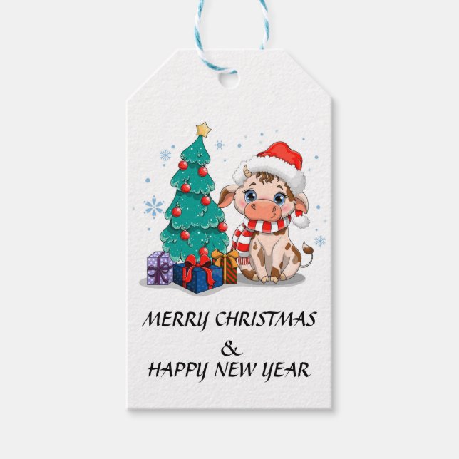 Country Christmas Gift Tags (Front)