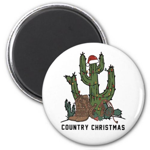 Country Christmas Magnet