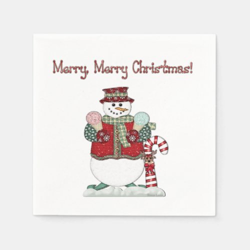 Country Christmas Paper Napkins