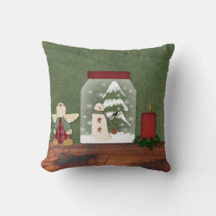 Country Christmas Pillow