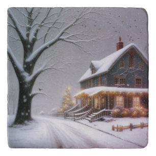 Country Christmas Trivet