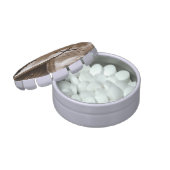Country Church Candy Sepia Anniversary Party Favor Candy Tin (Opened)