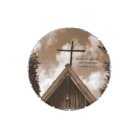 Country Church Candy Sepia Anniversary Party Favor