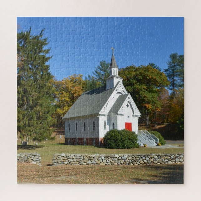 Country Church Jigsaw Puzzle (Vertical)