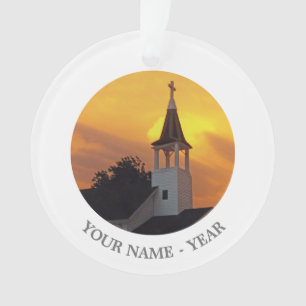 Country Church Ornament