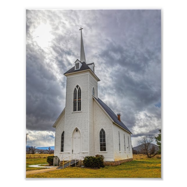 COUNTRY CHURCH PHOTO PRINT (Front)