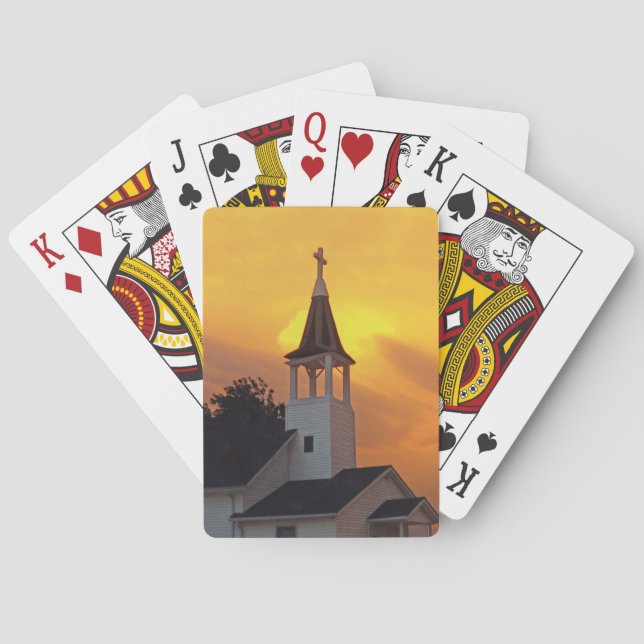 Country Church Poker Cards (Back)