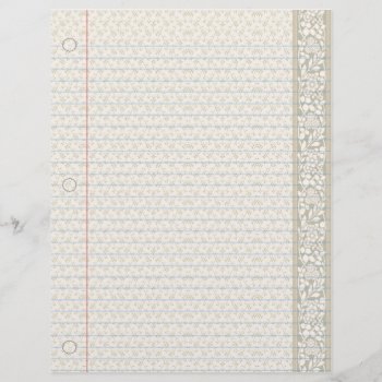 Country Classic Notebook Paper by gothicbusiness at Zazzle