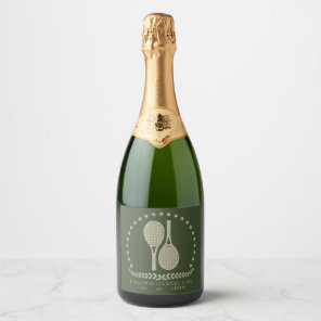 Country Club Aesthetic Bubbly Bottle Labels Favors