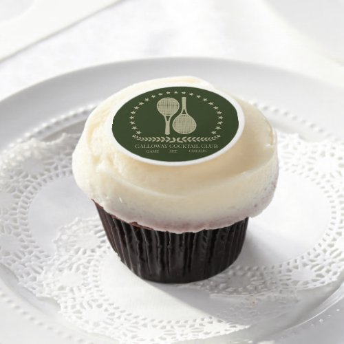 Country Club Aesthetic Custom Cupcake Frosting Edible Frosting Rounds