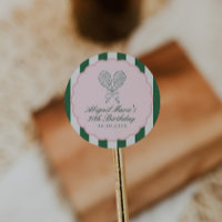 Country Club Courtside Racquet Tennis Birthday
