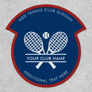 Country Club Name Tennis Team Blue Patch