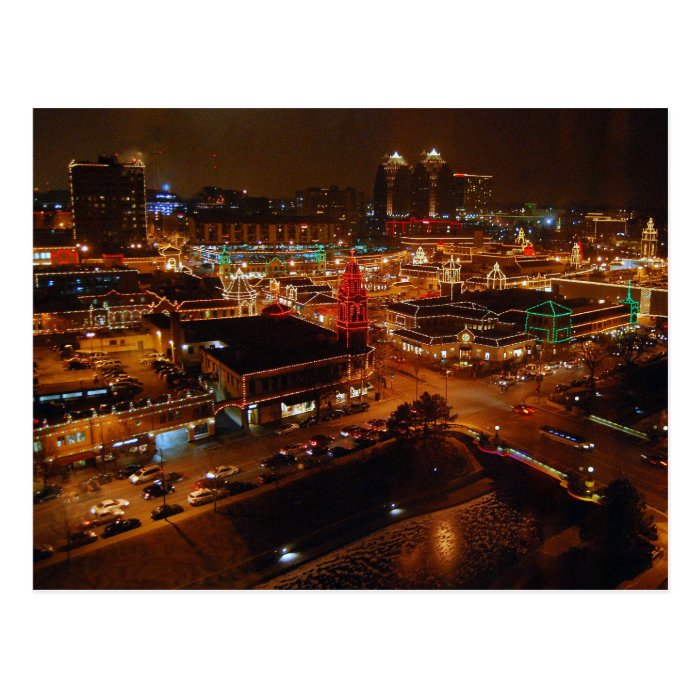 Country Club Plaza, Kansas City, Holiday Lights Postcards