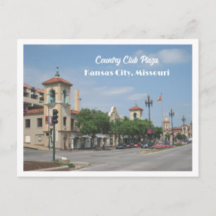 Country Club Plaza, Kansas City, Missouri Photo Postcard
