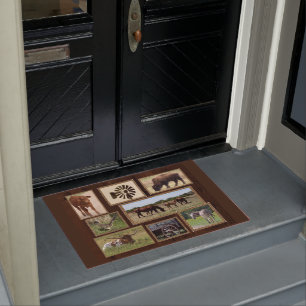 Country Collage Doormat