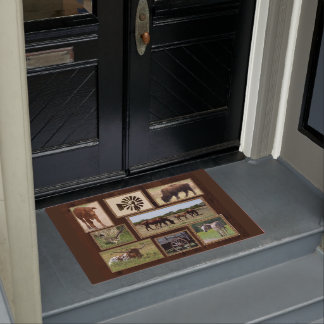 Country Collage Doormat