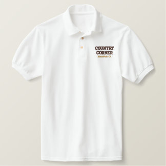 COUNTRY CORNER , Menlo Park CA Embroidered Polo Shirt