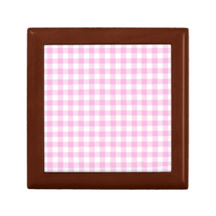 Country Cottage Pink Plaid Gift Box