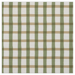 Sage green plaid yellow/black stripe fabric