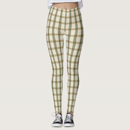 Country Cottage Plaid Leggings